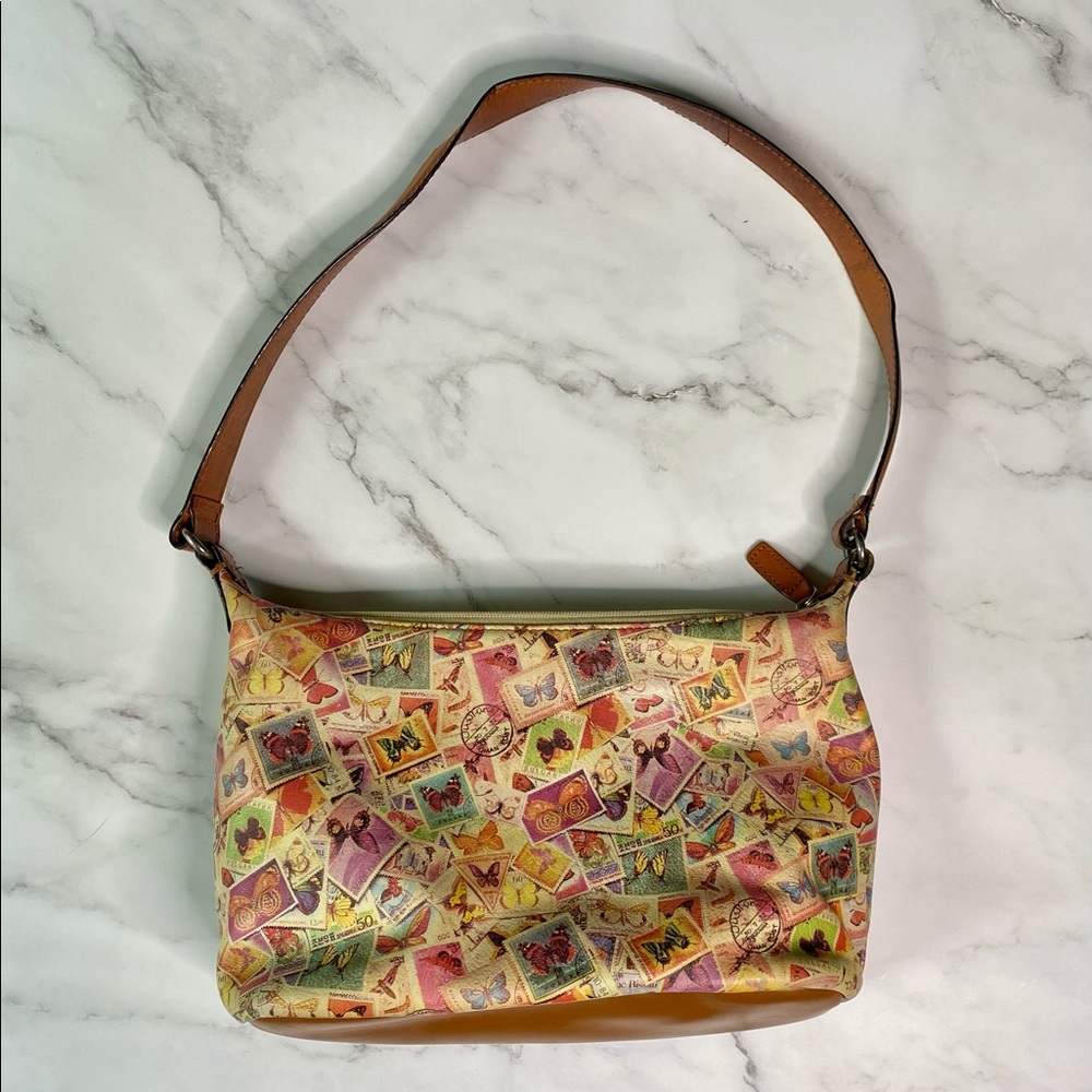 Genuine leather fossil handbag